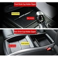 thumbnail image 3 of Cubierta enrollable para portavasos de la consola central delantera/trasera del coche para BMW X5 X6 E70 E71 2007-2014 51166954943, 3 of 4