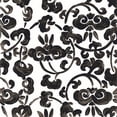 thumbnail image 3 of Vess, June Erica 20x20 Black Modern Framed Museum Art Print Titled - Ink Motif II, 3 of 5