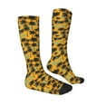 thumbnail image 3 of Daiia Sports Socks Hawaii Palms Printed Novelty Crew Socks for Men Women Knee High Socks Cotton Socks Soft & Breathable Support Unisex Socks, 3 of 9