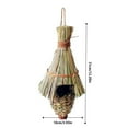 thumbnail image 2 of Bird for Outdoor Garden | Straw Handmade Woven Gourd Bird Home for Pet Birds and Gardeners, 2 of 3