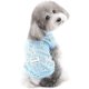 thumbnail image 2 of Camiseta sin mangas para perros pequeños - Ropa para mascotas - Para primavera y otoño - Estampado de margaritas - Algodón suave - Para chihuahuas, perros y yorkshire terriers - Azul - Talla M, 2 of 5