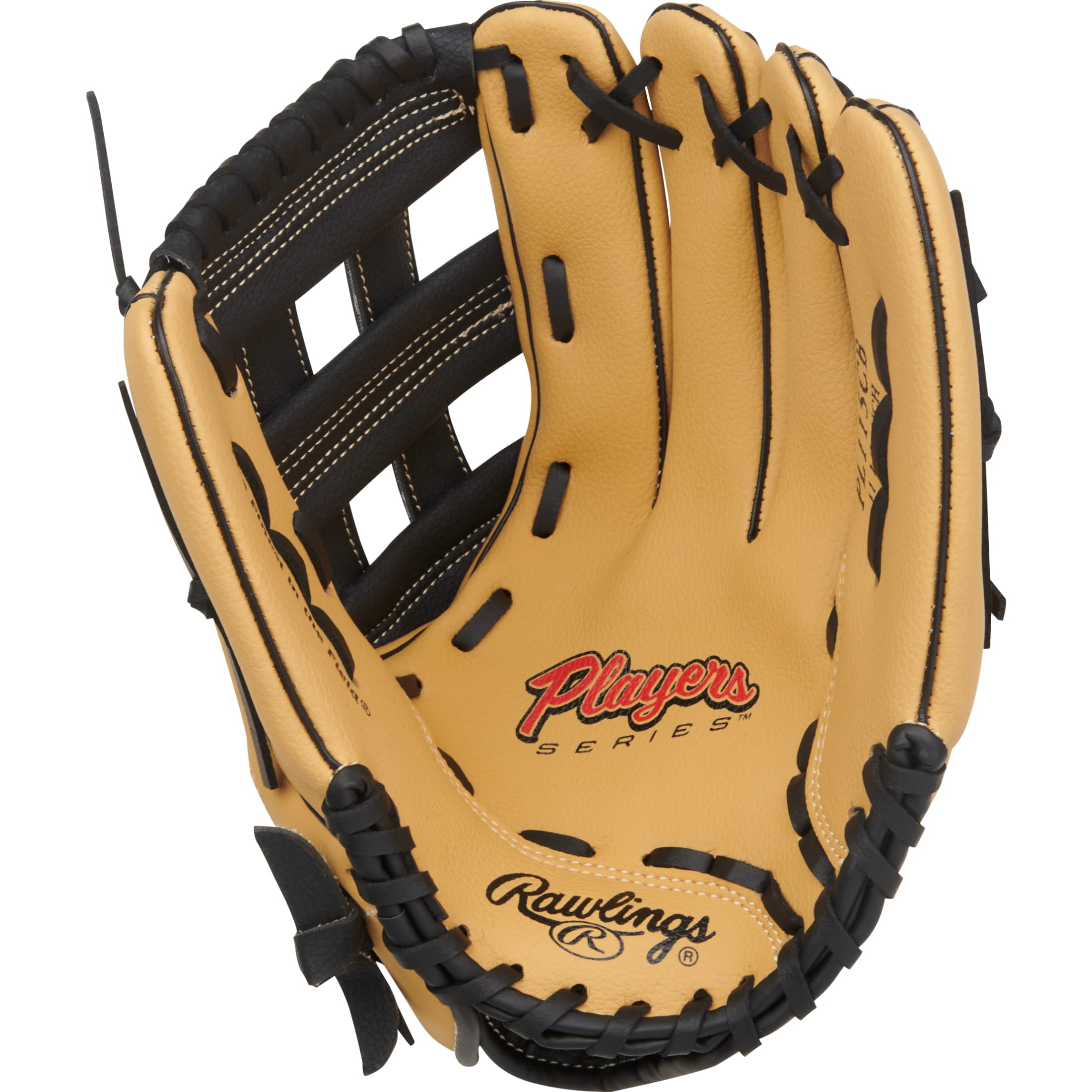 Rawlings Players Series Youth Glove | Camel/Black | 11.5-Inch | Pro-H Web
