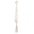 thumbnail image 3 of Hamaca colgante de frutas, soporte de pared, cesta de almacenamiento de red de cuerda portátil hecha a mano para cocina, color Beige, 3 of 9