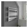 thumbnail image 5 of Starling Series 6-Bar Wall Mounted Electric Bathroom Warmer Rack in Polished Chrome Finish Stainless Steel, 5 of 11