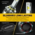 thumbnail image 5 of AUXITO H11 LED Bulbs & AUXITO 9005 HB3 LED Bulbs, 24000Lumens 120W Per Set, 700% Brighter, 6500K Cool White Headlight Conversion Kits for High Beam Low Beam, 5 of 9