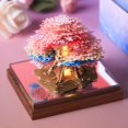 thumbnail image 2 of 3D Desk Calendar 2026, Time Piece Calendar 2026, Tear-Away 3D Herry Blossom LED Paper with Lights, Notepad House Creativ, 2 of 9