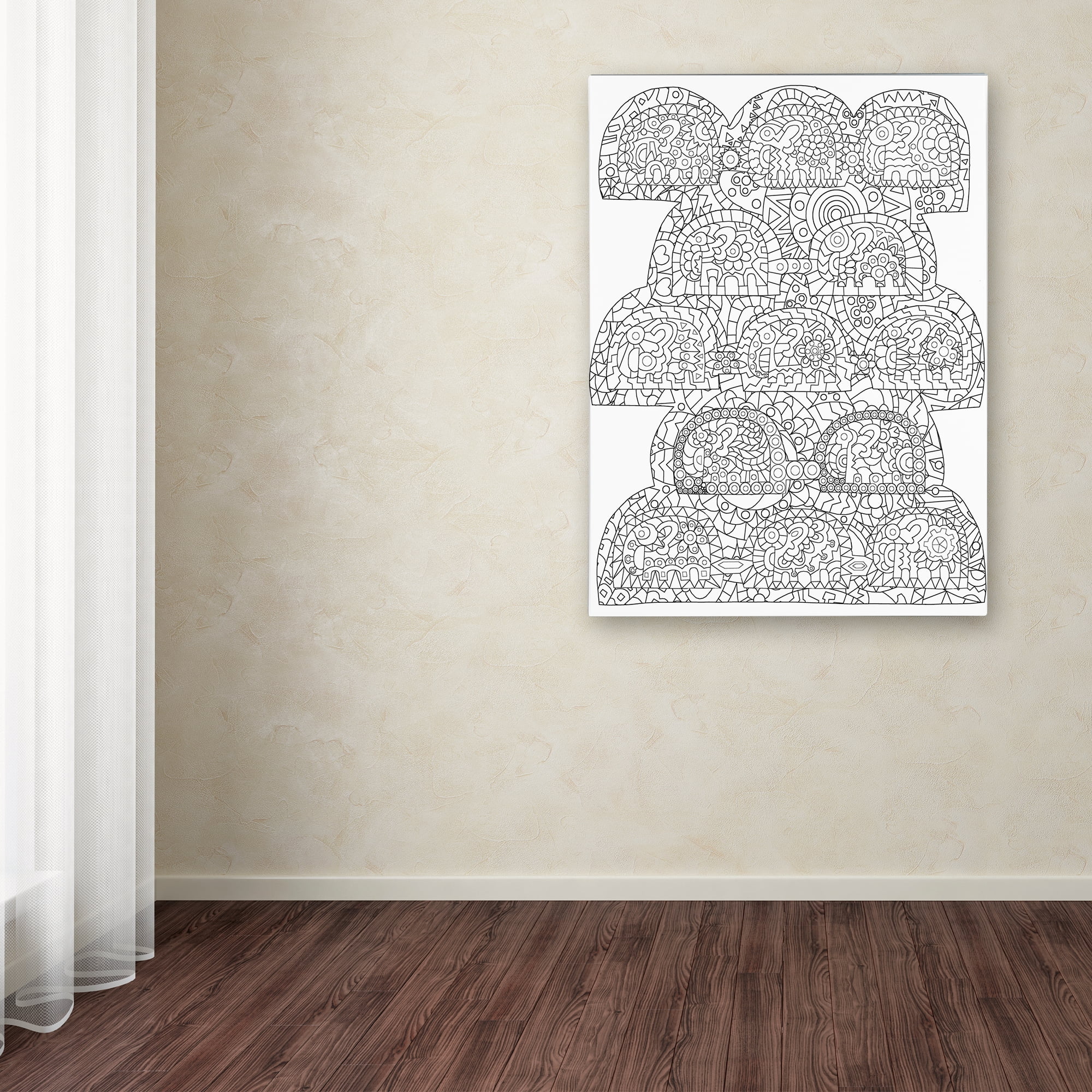 Trademark Fine Art 'Thirteen Elephants 2' Canvas Art by Miguel Balbas