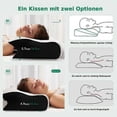 thumbnail image 2 of Memory Foam Cervical Pillow, 2 In 1 Ergonomic Contour Orthopedic Pillow For Neck Pain, Contoured Support Pillows, 2 of 5