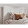 thumbnail image 6 of Malta Twin Wood Platform Bed with Panel Footboard and Storage Drawers in White, 6 of 10