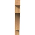 thumbnail image 2 of Ekena Millwork 5 1/2"W x 38"D x 38"H Westlake Block Smooth Bracket, Western Red Cedar, 2 of 25
