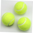 thumbnail image 3 of unbranded 3Ud Pelotas De Tenis Para Máquina Entrenamiento Sin Fieltro Poliéster Color Amarillo, 3 of 8