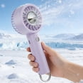 thumbnail image 5 of Qholemyo Portable Magnetic Aromatherapy Handheld Fan USB Rechargeable Mosquito Repellent Outdoor Cooling Fan, 5 of 6