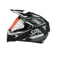 thumbnail image 2 of Casco de motocicleta con ventilación, casco de bicicleta de montaña para adultos, mujeres y hombres Negro Plata XL, 2 of 8
