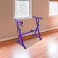 thumbnail image 3 of Digital Piano Stand  Rolling Musical Stand  Z Style Adjustable Digital Keyboard Stand  Fits 54-88 Key Electric Pianos  Purple, 3 of 4