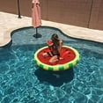 thumbnail image 4 of Swimline Watermelon Slice Floating Pool Island Red/Green 60'' Diameter, 4 of 6