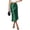 Dark Green, variant on Womens Satin Skirt Summer Silk Business Casual High Waisted A Line Flowy Work Wedding Cocktail Midi Skirts
