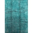 thumbnail image 1 of Ahgly Company Indoor Rectangle Oriental Turquoise Blue Industrial Area Rugs, 2' x 5', 1 of 4