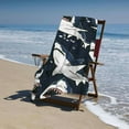thumbnail image 4 of PHYHOO Numerous Shark Bath Towel Microfiber Towel Sand-Free Pool Towel Ultra Absorbent Towel Lightweight Shower Towel for Bathroom Outdoor Swimming 30x60in, 4 of 8