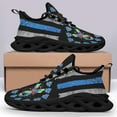 thumbnail image 4 of Autism Awareness Shoes Trail Running Shoe Non-Slip Breathable Comfortable Sneakers Black Size 13, 4 of 7