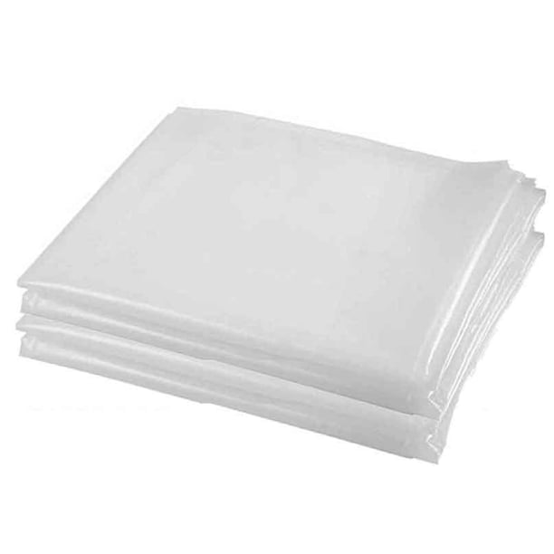 Matsuzay Película de PE para invernadero, sin olor, antipolvo, transparente, fácil de plegar, anticongelante para plantas Jardín y Patio 2 m x 6 m