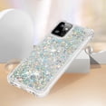 thumbnail image 5 of Case for Motorola Moto G Power 5G 2023 Case Glitter Cute Luxury Love Liquid Quicksand Clear Soft TPU Girls Women Stylish Bumper Shockproof Protective Cover for Moto G Power 5G 2023 Sliver YB, 5 of 14