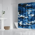 thumbnail image 2 of Military Camo Shower Curtain 72x72 Inch - Tactical Army Woodland Camouflage Waterproof Bathroom Curtain with 12 Hooks, Fade-Resistant Polyester Quick-Dry Machine Washable for Home Hotel Outdoor, 2 of 4