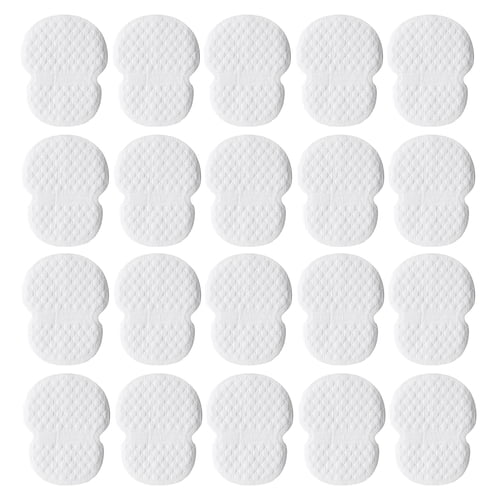 AQRS 20Pcs Anti-sweat Stickers Deodorization Ultra Thin Macromolecule Invisible Sweat Pads Underarm Dress Clothing Sweat Pads Summer Supply