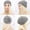 Light Ashy, variant on Winter Hats For Women Winter Warm Knit Beanie Hat Wool Turban Thick Chemo Cap Soft Comfortable Polyester White One Size