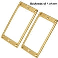 thumbnail image 1 of Car Spare Parts Pickup Rings Pickup Rings Frame Mounting Ring Humbucker Pickup Metal Surround 2Pcs Gold, 1 of 10