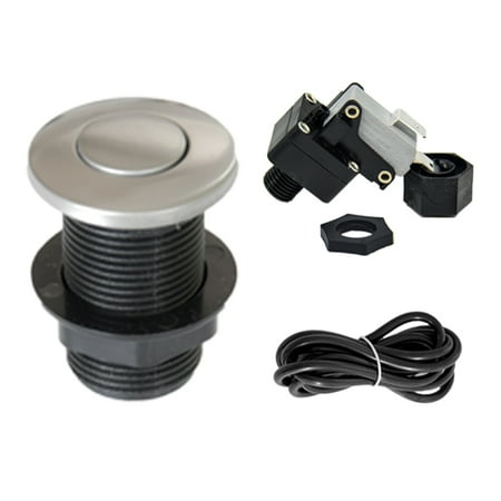 

Air Button Switch Set Pneumatic Air Pressure Switch Knob Bath Spa Home Tools
