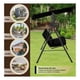 thumbnail image 5 of Columpio Banca Jardin Exteriores Hamaca con Toldo Mecedora negro Mediano, 5 of 6