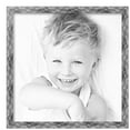 thumbnail image 2 of ArtToFrames 20" x 20" Hammered Steel Metallic Picture Frame, 20x20 inch Silver Wood Poster Frame (WOM-5264),  Pack, 2 of 7