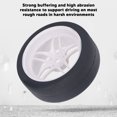 thumbnail image 4 of <p>RC Wheel Tires, Durable Strong Buffering 4Pcs RC Wheel Rims Tires Stable Wear  65mm For TT01 TT02 XV01 94122 1/10 RC Cars</p>, 4 of 7