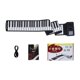 thumbnail image 2 of Teclado enrollable de , Piano eléctrico, sonido estéreo, teclado de mesa portátil, práctica de Piano para enseñanza en clase, 2 of 9