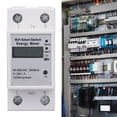 thumbnail image 4 of Smart Energy Meter, AC90-250V Fire Resistant 60A Din Rail Home Electricity Meters  For Tuya, 4 of 8