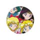 thumbnail image 1 of Alfombrilla de ratón redonda de Sailor Moon, alfombrilla de escritorio de animación, alfombrilla de escritorio para ordenador de entretenimiento, 1 of 4