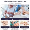 thumbnail image 2 of Yzhappy Electric Nail Drill Professional 45000RPM, Rechargeable Nail Drill Kit Portable Electric Nail File for Acrylic Nails Gel Polishing Removing Nail Drill Machine for Manicure Salon Home, White, 2 of 7