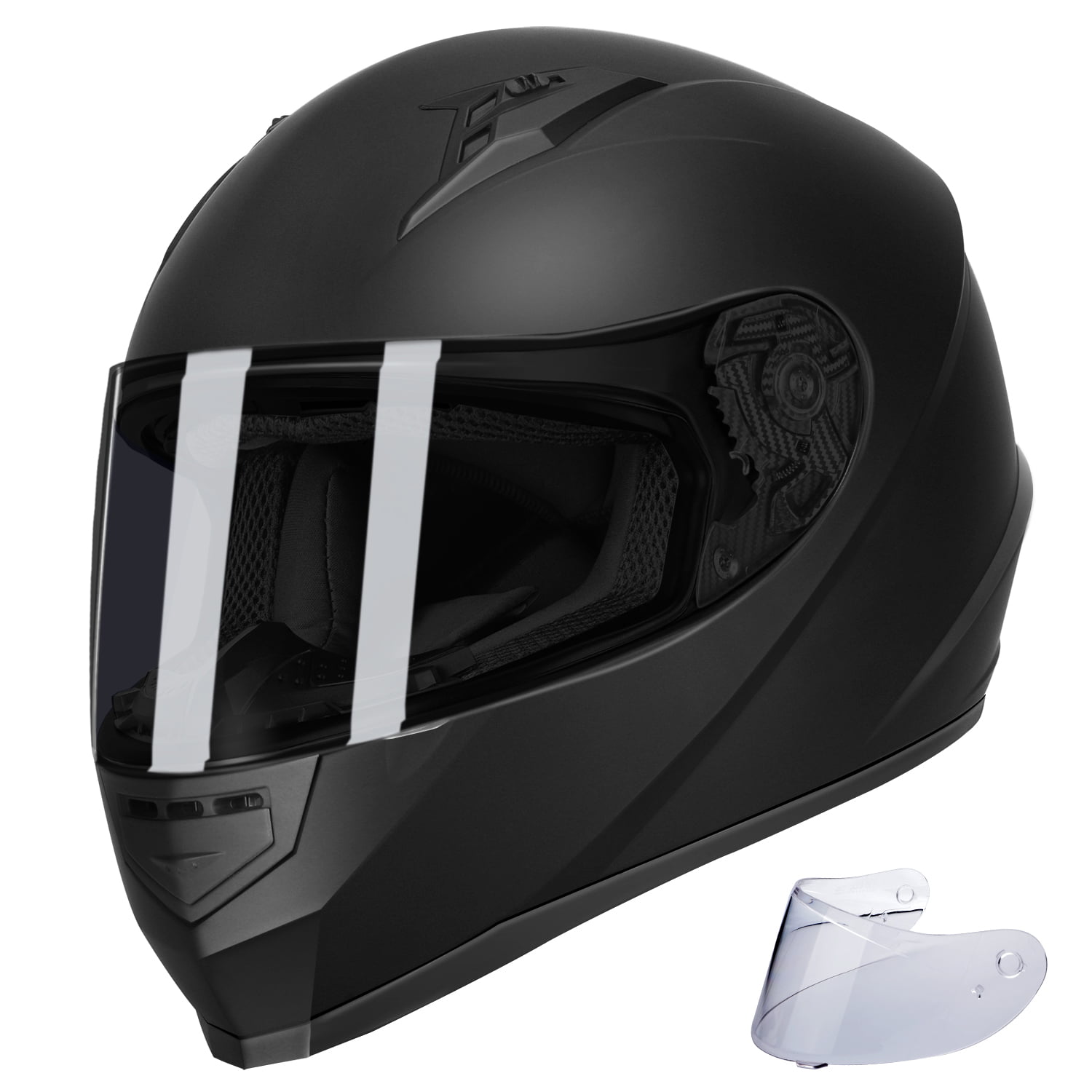 GLX Unisex-Adult GX11 Compact Lightweight Full Face Motorcycle Street