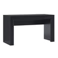 thumbnail image 5 of Walker Edison Modern Waterfall 1-Drawer Writing Desk, Black, 5 of 12