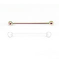 thumbnail image 4 of Industrial Barbell and Retainer Pack of 2 Stainless Steel Anodized, 4 of 8