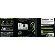 NutraBio Micronized Creatine Monohydrate Capsules, Creatine Supplements Supports Muscle Energy, Strength, and Growth- 150 Capsules