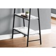 thumbnail image 3 of Black Metal and White Marble Desk / Good for Work in Home Office, 3 of 5