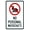 Warning Sign 1, variant on No Pets Allowed No Dogs Cats Warning Sign - 8"x12", Door Security Metal Decor for Business, Home, Outdoor/Indoor