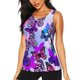 thumbnail image 1 of Fotbe Flying Butterflies Blusas Sin Mangas para Mujer – Estilo Casual, Corte Suelto, Slim-Fit, Cuello Redondo Deportivo, Tops de Verano para Gimnasio y Yoga-XX-Large, 1 of 7