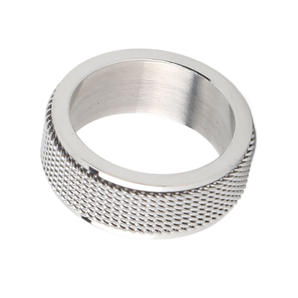 Anillo de ansiedad fresco, anillo giratorio para hombre de 8 mm, anillo de alivio de ansiedad, anillo de ansiedad de titanio, diseño elevado Jadeshay A