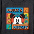 thumbnail image 3 of Disney - Music And Mickey - Women's Lightweight French Terry Long Sleeve Shirt, 3 of 5