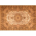 thumbnail image 1 of Ahgly Company Indoor Rectangle Medallion Orange Traditional Area Rugs, 7' x 10', 1 of 1
