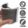 thumbnail image 3 of IDEANATEGRATE Protector Metálico Para Micrófono Con Cubierta Contra Saliva Y Para Grabaciones, 3 of 6