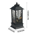 thumbnail image 3 of PEIBang Halloween LED Lantern Portable Hanging Lamp with Flameless Flickering Flame Effect,Retro Pumpkin Skeleton Decoration for Home,Party,Patio,Battery Operated, 3 of 4