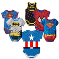 thumbnail image 2 of Cotton Jumpsuit, Multi-pack Snap Button Jumpsuit For Boys And Girls, Thin-HAPDEN, 2 of 4